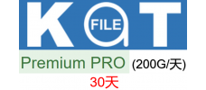 katfile.com 30天pro高级会员200G/天